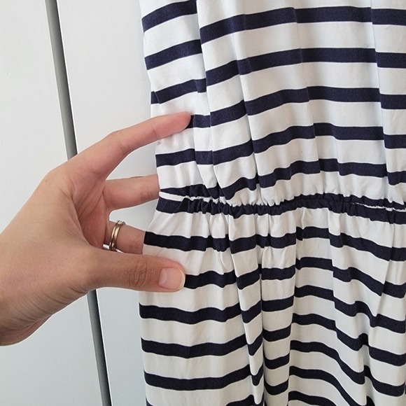 Old Navy Blue and White Striped Dress - Picture 5 of 5